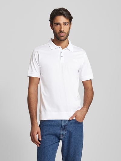 Karl Lagerfeld Poloshirt mit Logo-Print Weiss 4