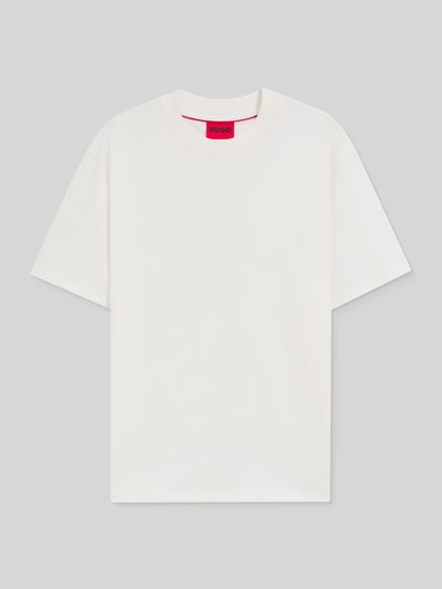 HUGO Relaxed Fit T-Shirt aus reiner Baumwolle Modell 'DAPOLINO' Offwhite 2