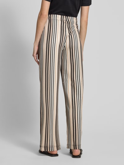 Smith and Soul Spodnie ze wzorem na całej powierzchni i elastycznym pasem Beżowy 5