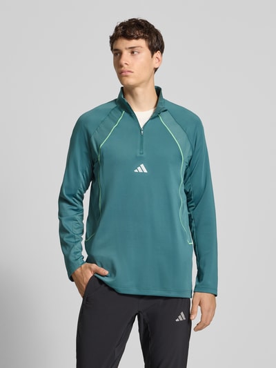 adidas Training Sweatshirt met opstaande kraag Flessengroen - 4