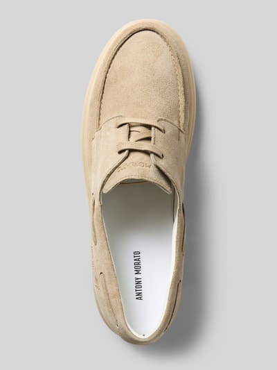 Antony Morato Lederloafer mit Label-Details Modell 'ARTIE' Beige 3
