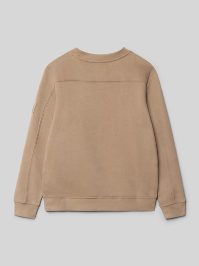 JACK & JONES Bluza z nadrukiem z logo model ‘POINT’ Szarobrązowy 3