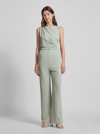 Swing Jumpsuit met plooien Rietgroen - 4