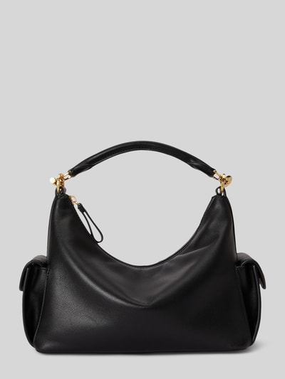 Lauren Ralph Lauren Henkeltasche aus echtem Rindsleder Black 1