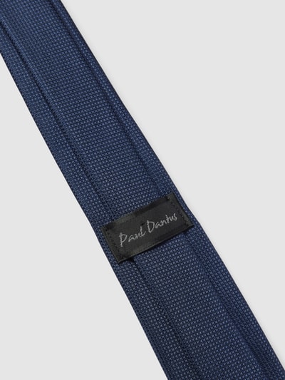 Paul Dantus Stropdas met labeldetail Marineblauw - 3