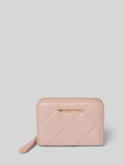 VALENTINO BAGS Portemonnee met labelapplicatie, model 'OCARINA' Rosé - 1