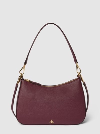 Lauren Ralph Lauren Schultertasche mit Label-Applikation Modell 'DANNI' Bordeaux 2