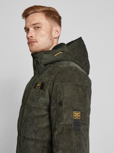 PME Legend Steppjacke mit Stehkragen Modell 'GOBBLER' Oliv 3