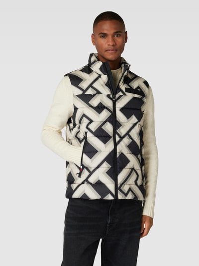 Tommy Hilfiger Bodywarmer met logomotief Zwart - 4