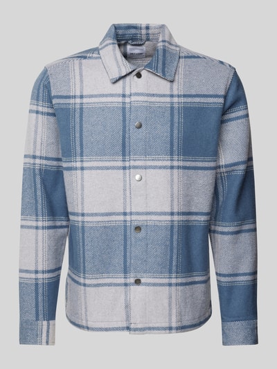 Only & Sons Regular Fit Freizeithemd mit New-Kent-Kragen Modell 'MACE' Hellblau 1