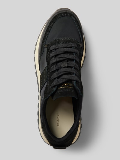 Gant Ledersneaker mit Label-Details Modell 'CAFFAY' Black 3