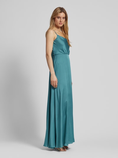 Jake*s Cocktail Abendkleid mit Wasserfall-Ausschnitt Ocean 1