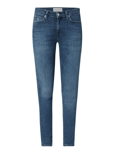 Calvin Klein Jeans Skinny Fit Jeans mit Lyocell Modell 'CKJ 011' Jeansblau 2