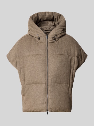 someday. Bodywarmer met steekzakken model 'Venkina cozy' Taupe gemêleerd - 1