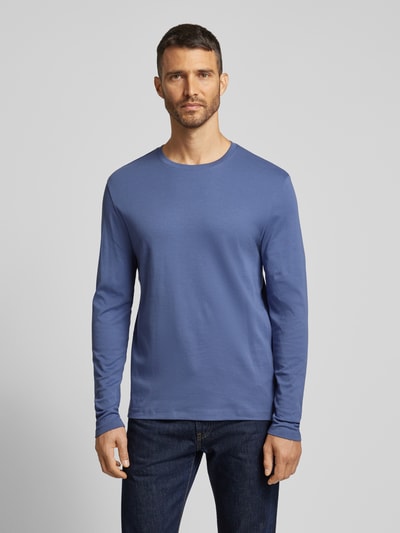 Christian Berg Men Longsleeve mit Rundhalsausschnitt Rauchblau 4