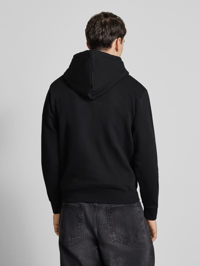 Replay Hoodie mit gerippten Abschlüssen Black 5