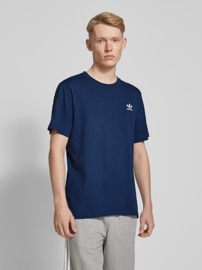 adidas Originals T-Shirt mit Logo-Stitching Marine 4