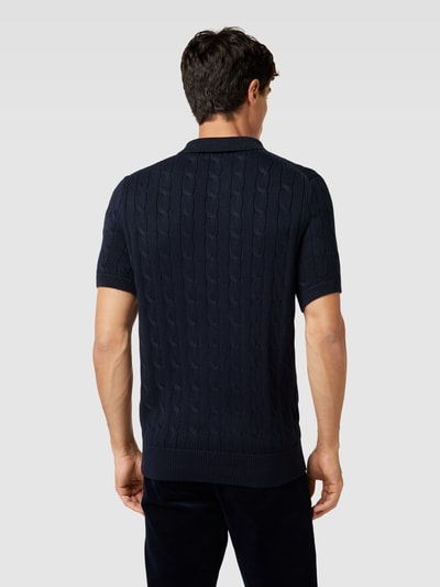 Polo Ralph Lauren Poloshirt mit kurzer Knopfleiste Marine 5