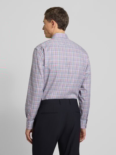 ETERNA Comfort fit zakelijk overhemd van katoen met kentkraag Rood - 5