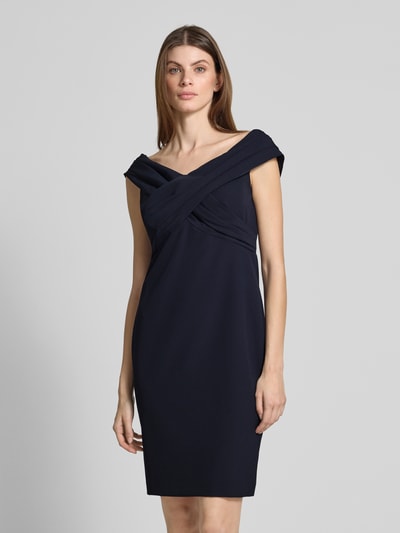 Lauren Ralph Lauren Sukienka koktajlowa z dekoltem w serek model ‘IRENE’ Ciemnoniebieski 4