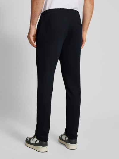 MCNEAL Regular fit sweatpants met structuurmotief Donkerblauw - 5