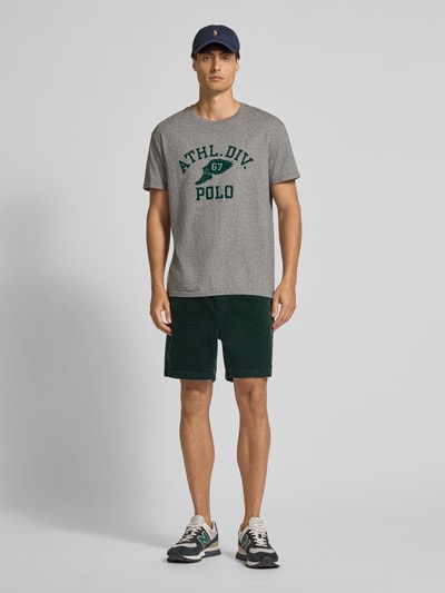 Polo Ralph Lauren Classic Fit T-Shirt mit Rundhalsausschnitt Hellgrau Melange 1