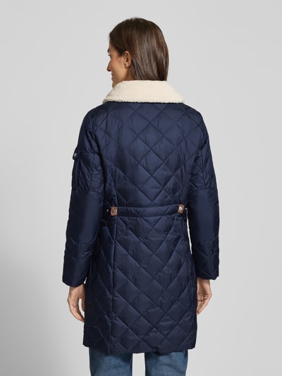 Lauren Ralph Lauren Płaszcz pikowany ze stójką i zamkiem błyskawicznym Granatowy 5