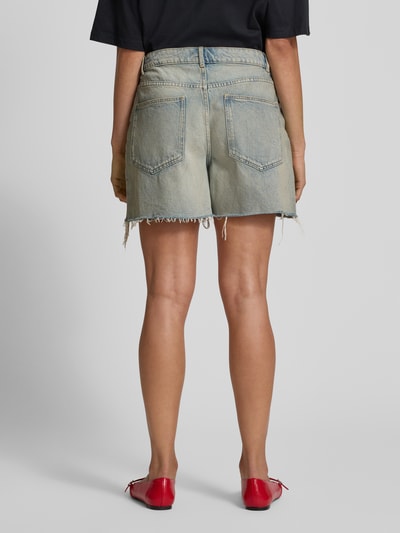 Review Jeans Shorts mit 5-Pocket-Design - Jorts Rauchblau 5