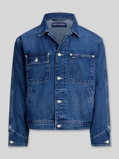 Productfoto, unifleurige Regular fit jeansjacke uit pure katoen, kraag met knopen, borstzakken en zijzakken, Polo Ralph Lauren