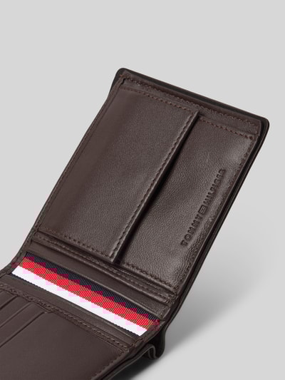 Tommy Hilfiger Portemonnaie aus Rindsleder Dunkelbraun 3