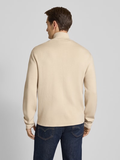 SELECTED HOMME Relaxed fit gebreid jack van viscosemix, model 'TELLER' Offwhite - 5