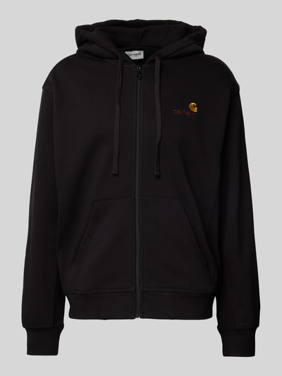 Carhartt Work In Progress Sweatjacke mit Logo-Stitching Black 1