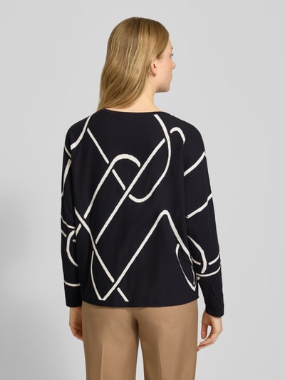 s.Oliver BLACK LABEL Regular Fit Pullover aus Viskose-Mix Black 5