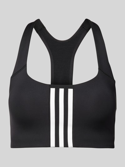 ADIDAS SPORTSWEAR Sport-BH mit labeltypischen Streifen Black 1