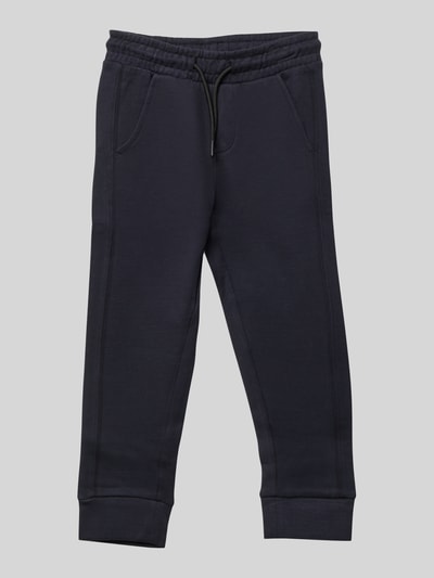 Mango Straight Leg Sweatpants mit Eingrifftaschen Marine 1