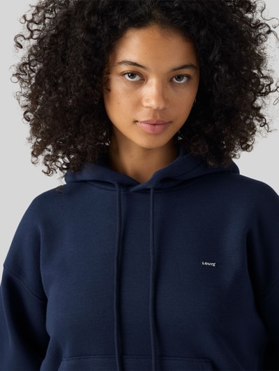 Levi's® Regular Fit Hoodie aus Baumwoll-Mix Dunkelblau 3