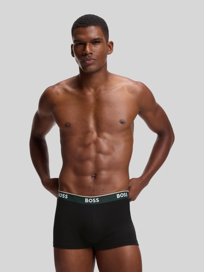 BOSS Trunks aus Baumwoll-Mix im 3er-Pack Modell 'Power' Mittelgrau 7