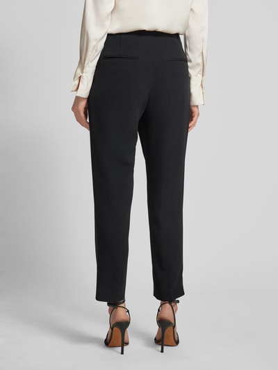 BOSS Black Women Regular fit stoffen broek met riem, model 'Tapiah' Zwart - 5