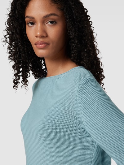 Marc O'Polo Gebreide pullover met ronde hals Bleu - 3