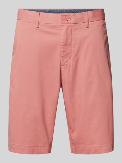 Tommy Hilfiger Straight Leg Chino-Shorts mit Gesäßtaschen Modell 'HARLEM' Hellrot 2