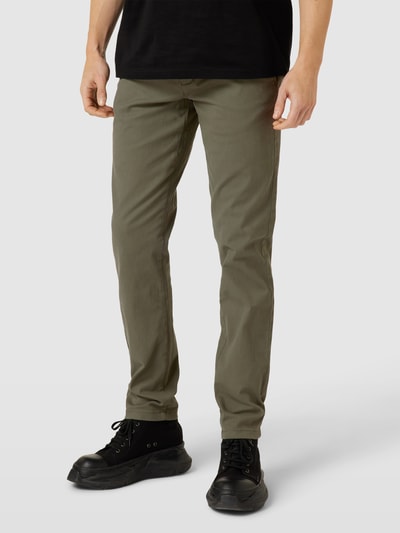 Lindbergh Chino mit französischen Eingrifftaschen Oliv 4