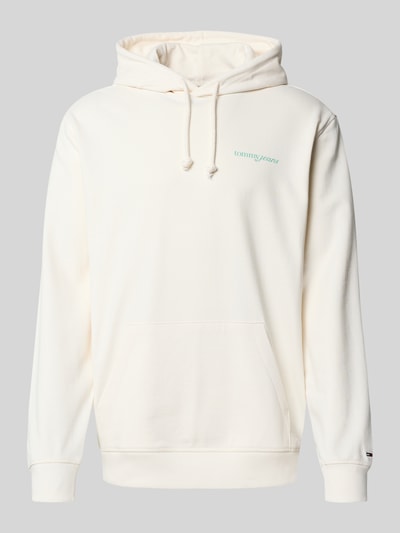 Tommy Jeans Relaxed fit hoodie van puur katoen Offwhite - 2