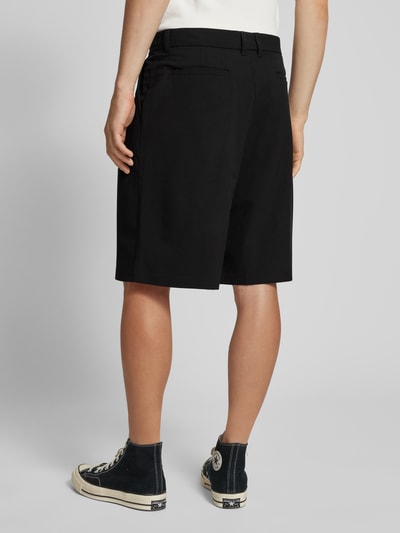 REVIEW Tailored Fit Shorts mit Bundfalten Black 5