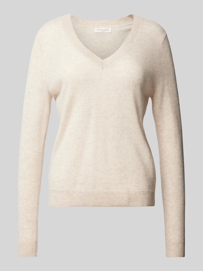 Christian Berg Woman Gebreide pullover met ribboorden Beige gemêleerd - 2