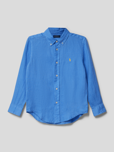 Polo Ralph Lauren Kids Vrijetijdsoverhemd met logostitching Bleu - 1