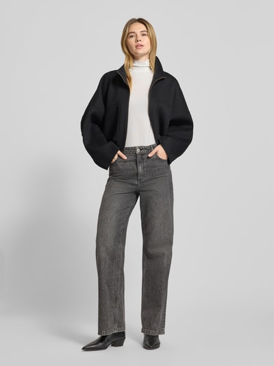 Someday Longsleeve mit Stehkragen Modell 'Kirosie' Offwhite 1