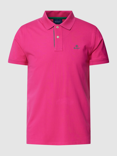 Gant Poloshirt mit Kontraststreifen Modell 'CONTRAST COLLAR' Pink 2