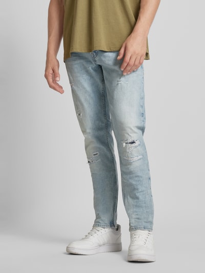 Jack & Jones Slim Fit Jeans im 5-Pocket-Design Modell 'GLENN' Hellblau 4