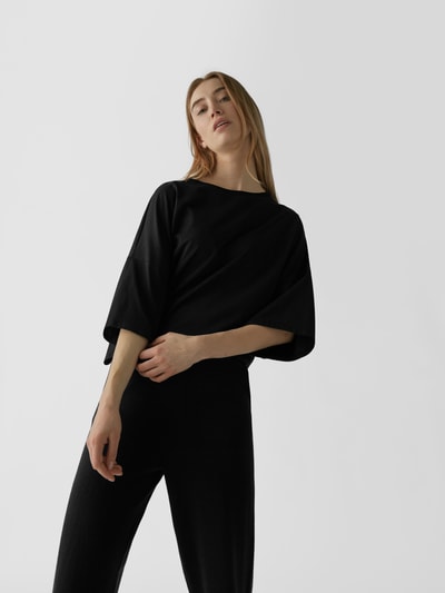 LouLou Studio High Waist Kaschmirhose Schwarz 3