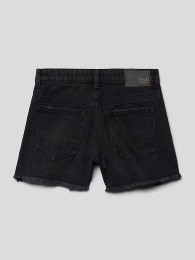 Mango Bermudas im Used-Look Modell 'helena' Black 3